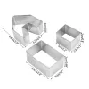 Moldes 3pcs Christmas Gingerbread House Biscuit Cutter Set Fndant Cookie Molde