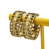 Masowe złoto Projektowane kolczyki marka Letter Stud Canring Łańcuch geometryczny Kobiety Akcesoria biżuterii ślubnej 20 styl
