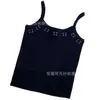 Camisoles Tanks Designer Xiaoxiangfeng 서스펜더 니트 작은 조끼, 2024 년에 출시 된 신제품, 슬림 함 및 연령 감소 다목적 XAN6