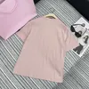 T-shirt pour femmes Designer printemps et d'été Nouveau Nanyou miu simple généreuse lâche lave