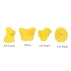 Formar 4st/set Easter Biscuit Cookie Cutter Egg Rabbit Chick Farterfly Plastic Pluger Fondant Pastry Set Mold Decor Baking Tools