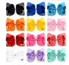 Boutique de 8 pouces Bows Bows Elastic Ties enfants Baby Bows Clips Baby Baby Bowknot Coiffes Coiffes Fashion Kids Headwear Accessoires