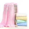 Blankets 6 Layers Bamboo Cotton Baby Blanket Infant Kids Swaddle Wrap Sleeping Warm Bed Cover Muslin Air Freezer