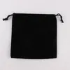 Drawstring 100pcs/Lot 15 15cm Customized Mixed-Color Printed Wedding Velvet Pouch Packing Bags