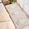 Tapijten Kinderkamer Slaapkamer Lang tapijt Super-dichtheid Fluffy Pluche Kawaii Bedide Bodemmat Absorberende niet-slip badkamer Doormat Gebied Tapijten