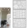 Party Decoration Snowflake-stickers voor Windows Zelfkleurig Kerstvenster 3 PC Seizoensgebonden klingen