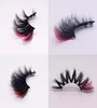 lash strips with colored ends whole lashes 3d whole vendor 25mm color mink eyelashes4559480
