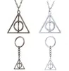 10pc Fashion Potter Halsketten Luna Dreieck Deathly Hallows Geometrische Dreieck Anhänger Vintage Halsketten Männer Frauen Geschenke924043589496700