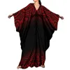 Платья для вечеринок прибытие праздничное рукав Batwing Kaftan Butterfly Платье Женщины Элегантные свободные длинные полинезийские платки