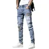 Jeans masculins 2023 pour hommes jeans déchirés de la mode