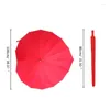 Regenschirme kreative herzförmige Liebe Regenschirm Ornament Erwachsene Braut Hochzeitsgeschenk Accessoire