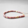 Beaded Pink Quartz Beads Adjustable Bracelet Purple Natural Stone Womens Healing Spirit Cute Jewelry