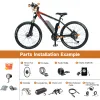 Del Bafang Wheel Hub Motor Ebike Kits 500W 48V Bakre Drive Electric Bike Engine Conversion Kit Cassette 20 26 27.5 28 29 700C Cykel