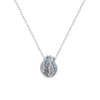 Diseñador Swarovskis Jewelry Collar de enclavamiento Collar de cuentas giratorias Caqueta de collar de cristal femenino
