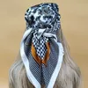 Bandanas Durag Four Seasons Beach Kerchief 2023 New Sunset Silk Headband Womens Popular Design Headband Luxury 70X70CM Square Scarf 240426