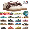 2024 Designer Vegan Shoes Original Casual Shoes Leopard Black White Gum Wales Bonner Mens Womens Outdoor Sneakers Sports Trainers Low Price 36-45