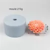 Molds Chrysanthemum Bloom Rose Cupcake Mold Flower 3d Soap Making DIY Wedding Cake Jelly Candy Decoration Craft Baking Tools