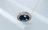 Multicolor 1pcs s'adapte à un collier pendentif en pierre de cristal 45 cm + 8 cm femme anniversaire féminin chirstmas cadeau n003 1BYJ5549773