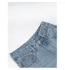 Женские джинсы Женщины повседневные ретро -прямые весенние высокие талию.