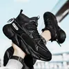 Casual Shoes High Top-Turnschuhe für Männer Winter Koreanische Version Sport Mann All-Match Dad Dad Outdoor Non-Slip Running