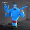 Симпатичные синие надувные вышибалы Aladdin's Lamp Genie Cartoon Model 3MH (10 футов) воздух взорвать магический дух воздушный шар для украшения для вечеринок