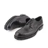 Casual Shoes Sipriik Straftich Haut Full Brogue Elegant Black Wingtip Kleid Herren Leder Business Office Hochzeit Hochzeit