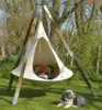 Camp Furniture Ufo Shape Tipee Treed Swing Swing Chair For Kids Adults intérieur Hammock Tent Tent Patio Camping 100cm1902505