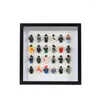 Figurines décoratives Modern Simple's Children's Room Building Blocs Mini Caract Characles Combination Decoration Study Living Ornements