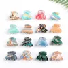 Hair Clips Barrettes 1.18-inch acetate mini hair clip suitable for women high-end crab shaped head mounted