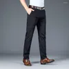 Męskie spodnie 6 Opcje kolorów Summer Business swobodny komfortowy bawełniany mieszanka klasyczna prosta luźne czarne spodnie