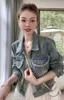 Giacche da donna coreana in modo coreano sciolto slim versatile versatile corto bordo sfilacciato sment cappotto da donna tops waite casual giacca