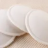 Enhancer 4pcs/saco branco macio absorvente algodão lavável a amamentação reutilizável mamar almofadas de enfermagem por atacado