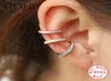 Roxi 925 Sterling Silver Small Ear Cuff Clip on Earrings for Women non Pitced Earrings Geometric C Shape Earcuff wrap8234830