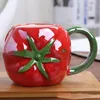 Muggar Creative Söt Pet Fruit Cup Ceramic Mug Custom Children Water Milk European och American Office