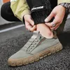 Scarpe casual uomini vulcanizzati sport di stoffa di seta di ghiaccio traspirante 2024 Trend piatto a piedi esterna zapatillas hombre