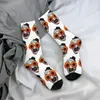 Men's Socks Art The Clown Terrifier 2 Sunflower Sunglasses Harajuku Super Soft Stockings All Season Long For Birthday Present