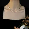 Семейство Ши Жемчужное ожерелье для женщин Универсальное высокий уровень