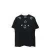 Herren-T-Shirts Designer 2024 Frühlings-/Sommer Neuer lässiger runder Hals kurzärmeliges T-Shirt mit Punktbriefendruck und vielseitig JNI7
