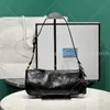 Lady fourre-tout réditionne 2002 petit sac à bandoulière en cuir en cuir en cuir brossé Sacs de créateur de luxe Sac à épaule femme sac à manches noires sac à main sacs hobo sacs