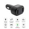 Alarm Isfriday 2G/4G Dual USB Car Cigarette Lighter GPS Tracker ST909 Car Phone Charger with Free Online Tracking APP