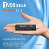 TV98 Mini TV Stick Android 12.1 4K HD 2G 16G TV -låda 2.4G 5G Dual WiFi Smart TV Box H.265 Media Player TV Receiver Set Top Box