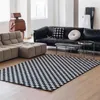 Teppiche Schachbrett Plaid Teppich marokkanische Wohnzimmer Schlafzimmer Teppiche Anti-Skid-Eingangstürmatten Bett Floor Teppiche Fenstermatte Waschbar