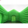 10mLx5mWx4.5mH (33x16.5x15ft) Free Door Ship Outdoor Activities commercial Xmas decoration Inflatable Santa Grotto Christmas House with Wood Print Tents For Sale