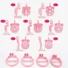 NXY COCKRINGS Super Small Pink Sissy Chastetity Cage Lightweight Male Mask With 4 Flat Base Ring Bondage Bondage BDSM SEX TOYS FOR MEN 240427