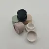 Bouteilles de rangement vides 5g japonais blanc noir rose rose rond peinture solide crème crème à colle de colle gel de vernis à ongles