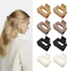 Haarklammern Barrettes kleine Klauenklammern für dünne Haare Mini Haarklammern Keine Slip quadratische Mittelkrallenklammern Haarstyling Accessoires für Frauen Mädchen 240426