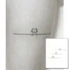 Tattoo overdracht tijdelijke tattoo sticker cartoon schattig verlegen bunny dier Chinees Japanse tekst waterdichte kunst nep tatoeages flash tatoos mannen vrouwen 240427