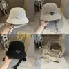 Knitted Bucket Hats Designer Badge Fisherman Sun Hat Fashion Lace Up Hats Snapback Breathable Holiday Casquette Beanis