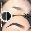 Potenziatori opachi marrone eyeliner nero crema per sopracciglia gel 3 colori impermeabile con canotta da canotta con canotta con il trucco a pennello Cosmetico