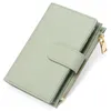 Wallets Korean Version Of The Ladies' Short Wallet With Multiple Cards For Men's Classic Change Card Package Cartera